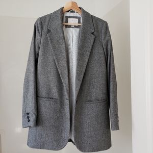 NWOT herringbone blazer